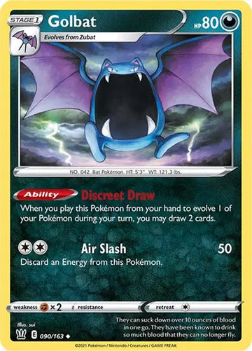 Sword & Shield Battle Styles 090/163 Golbat