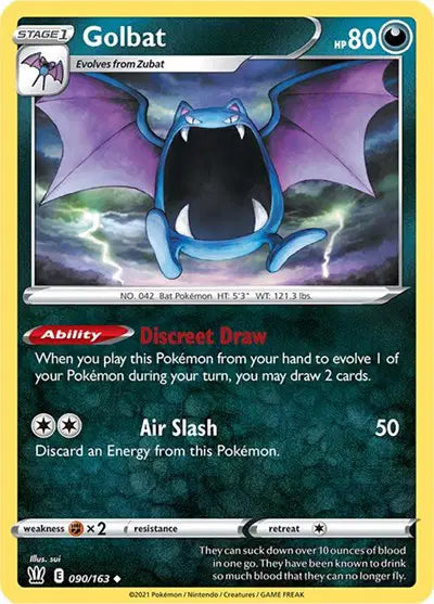 Sword & Shield Battle Styles 090/163 Golbat