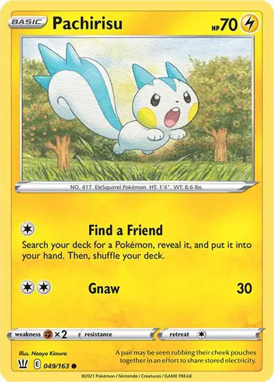 Sword & Shield Battle Styles 049/163 Pachirisu