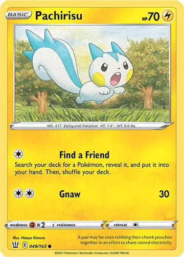 Sword & Shield Battle Styles 049/163 Pachirisu