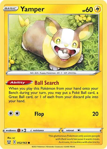 Sword & Shield Battle Styles 052/163 Yamper