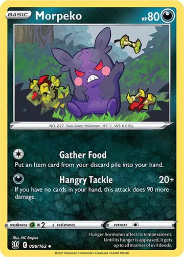 Sword & Shield Battle Styles 098/163 Morpeko