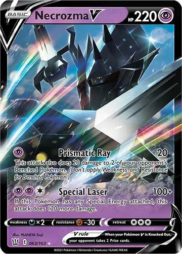 Sword & Shield Battle Styles 063/163 Necrozma V