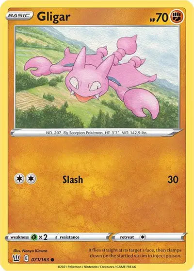 Sword & Shield Battle Styles 071/163 Gligar