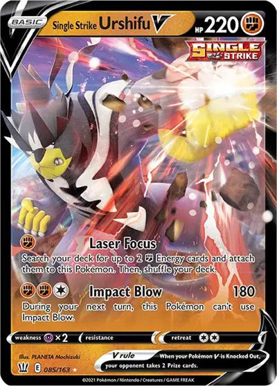 Sword & Shield Battle Styles 085/163 Single Strike Urshifu V
