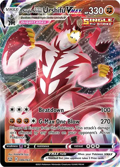 Sword & Shield Battle Styles 086/163 Single Strike Urshifu VMAX