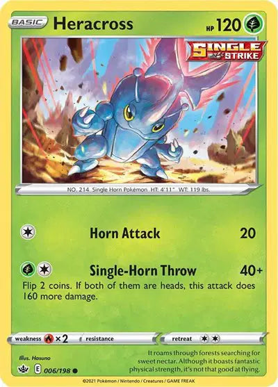 Sword & Shield Chilling Reign- 006/198 Heracross