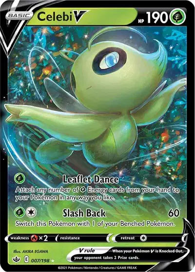 Sword & Shield Chilling Reign 007/198 Celebi V