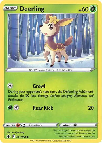 Sword & Shield Chilling Reign 011/198 Deerling