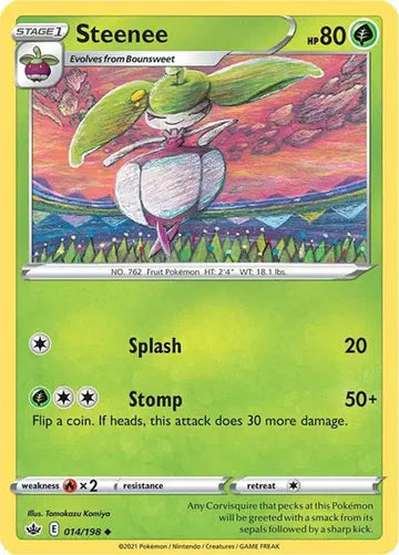 Sword & Shield Chilling Reign 014/198 Steenee