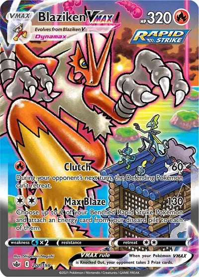 Chilling Reign - 201/198 Blaziken VMAX (Alternate Art Secret)
