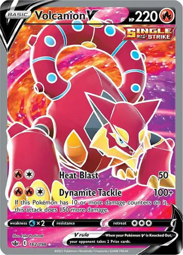 Sword & Shield Chilling Reign 162/198 Volcanion V (Full Art)