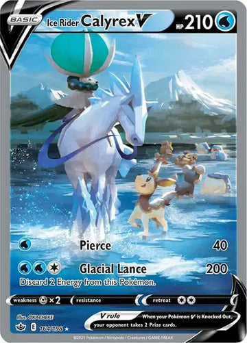 Sword & ShieldChilling Reign 164/198 Ice Rider Calyrex V (Alternate Full Art)
