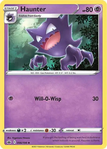 Sword & Shield Chilling Reign 056/198 Haunter
