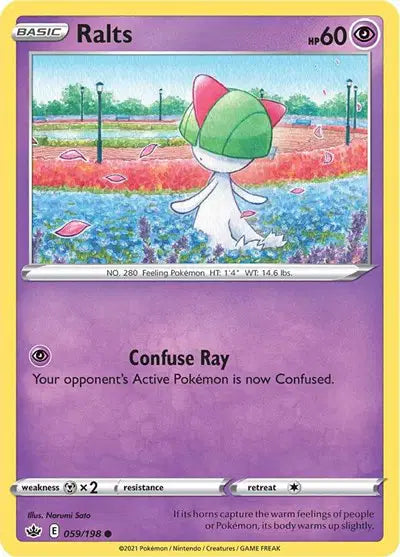 Sword & Shield Chilling Reign- 059/198 Ralts