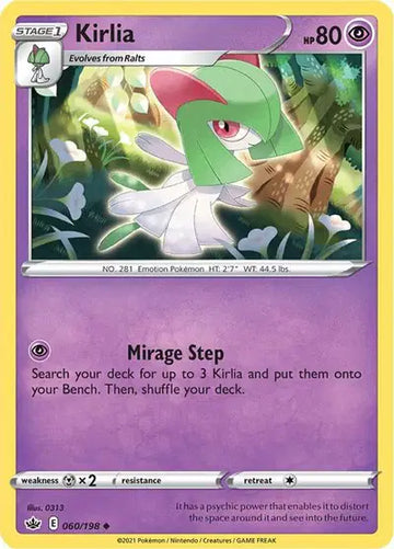 Sword & Shield Chilling Reign 060/198 Kirlia