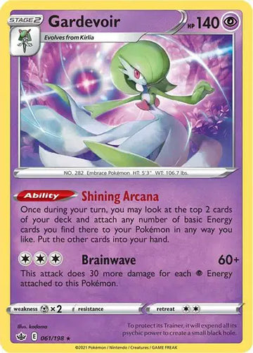 Sword & Shield Chilling Reign 061/198 Gardevoir