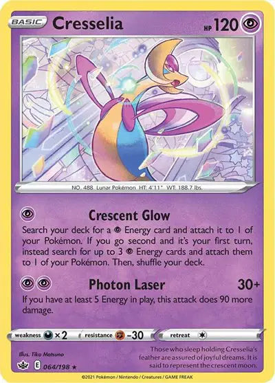 Sword & Shield Chilling Reign- 064/198 Cresselia