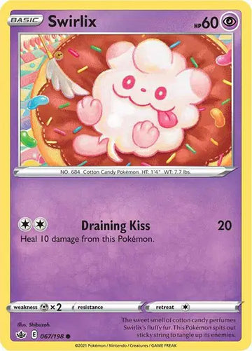 Sword & Shield Chilling Reign 067/198 Swirlix