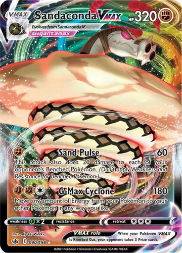 Sword & Shield Chilling Reign 090/198 Sandaconda VMAX