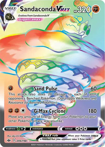 Sword & Shield Chilling Reign 206/198 Sandaconda VMAX (Secret)