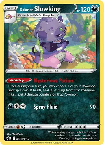 Sword & Shield Chilling Reign 098/198 Galarian Slowking