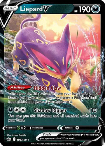 Sword & Shield Chilling Reign 104/198 Liepard V