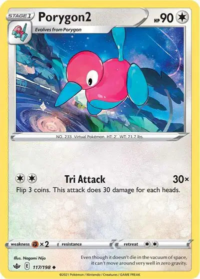 Sword & Shield Chilling Reign 117/198 Porygon2