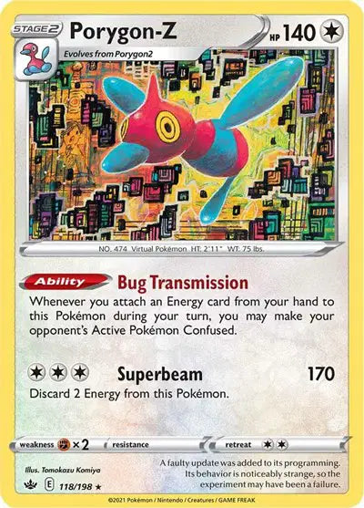 Sword & Shield Chilling Reign 118/198 Porygon-Z