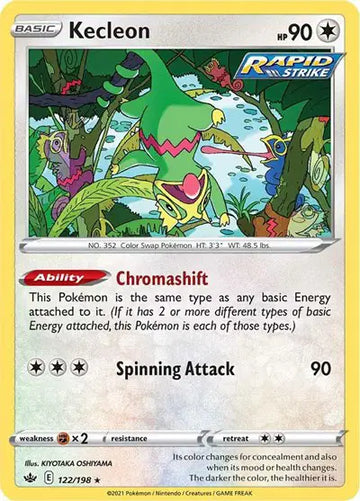 Sword & Shield Chilling Reign 122/198 Kecleon