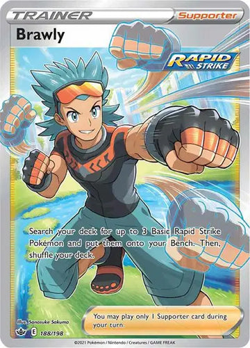Sword & Shield Chilling Reign 188/198 Brawly (Full Art)