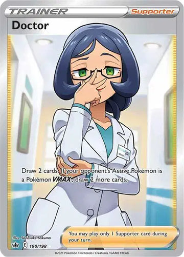 Sword & Shield Chilling Reign-190/198 Doctor (Full Art)