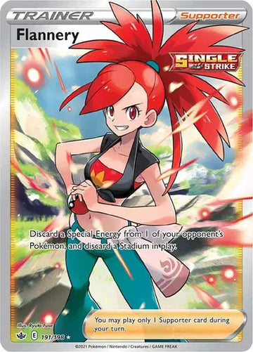 Sword & Shield Chilling Reign  191/198 Flannery (Full Art)
