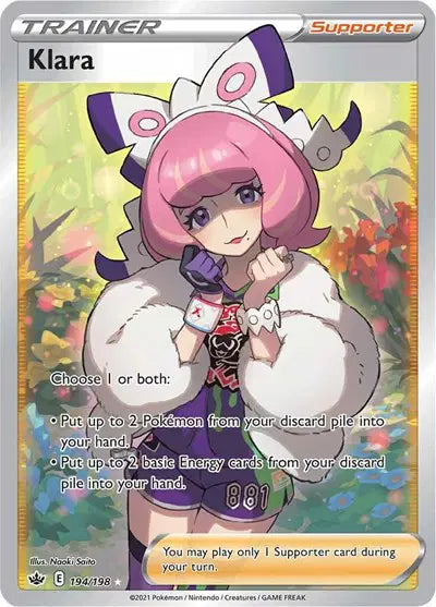 Sword & Shield Chilling Reign 194/198 Klara (Full Art)