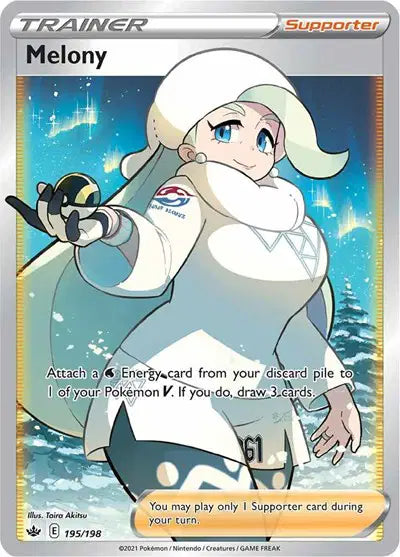 Sword & Shield Chilling Reign 195/198 Melony (Full Art)