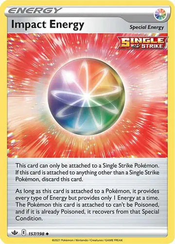 Sword & Shield Chilling Reign 157/198 Impact Energy