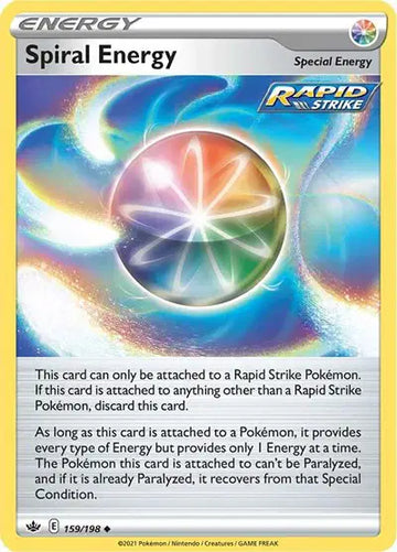Sword & Shield Chilling Reign 159/198 Spiral Energy