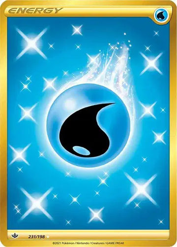 Sword & Shield Chilling Reign 231/198 Water Energy (Secret)