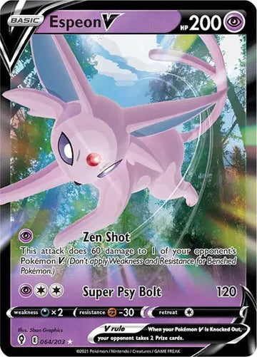Evolving Skies 064/203 Espeon V