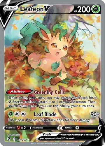 Evolving Skies-167/203 Leafeon V (Alternate Full Art)