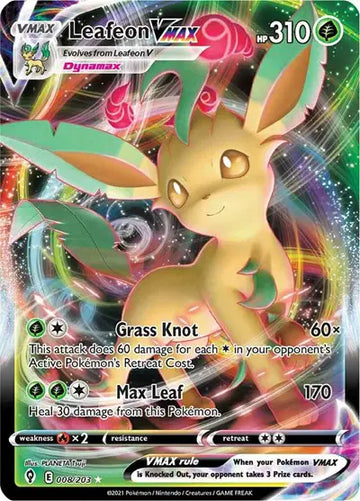 Evolving Skies-008/203 Leafeon VMAX