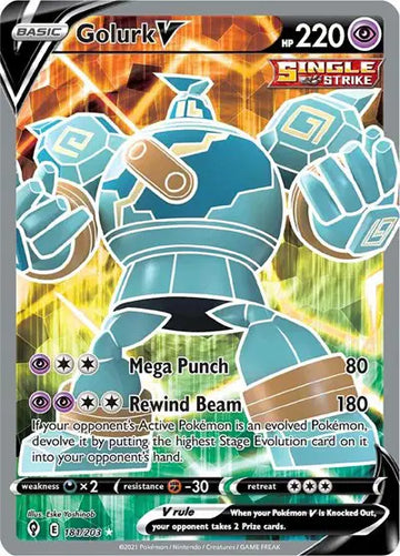 Sword & Shield Evolving Skies 181/203 Golurk V (Full Art)