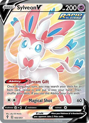 Evolving Skies-183/203 Sylveon V (Full Art)