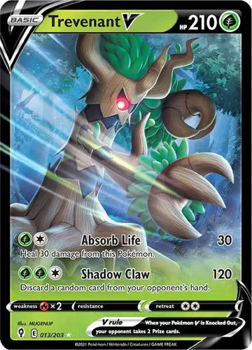 Sword & Shield Evolving Skies  013/203 Trevenant V