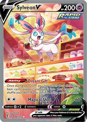 Evolving Skies-184/203 Sylveon V (Alternate Full Art)