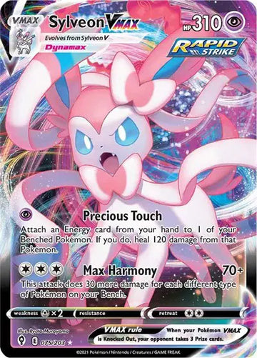 Evolving Skies-075/203 Sylveon VMAX