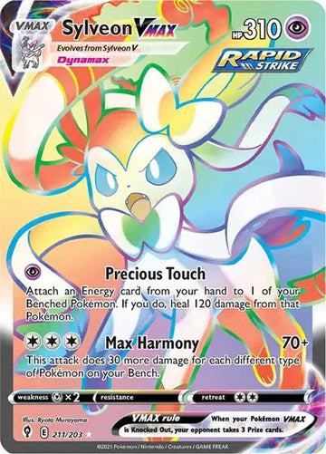 Evolving Skies- 211/203 Sylveon VMAX (Secret)