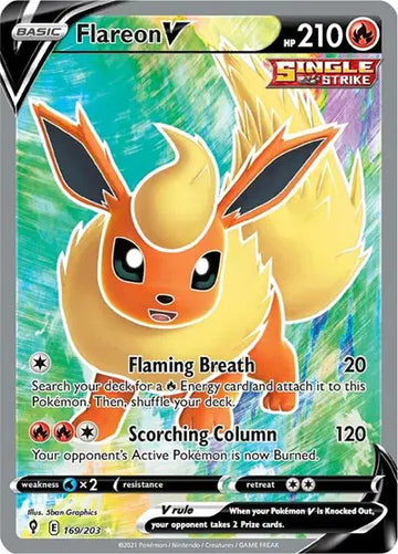 Evolving Skies 169/203 Flareon V (Full Art)