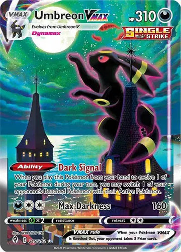 Evolving Skies - 215 / 203 Umbreon VMAX (Alternate Art Secret)