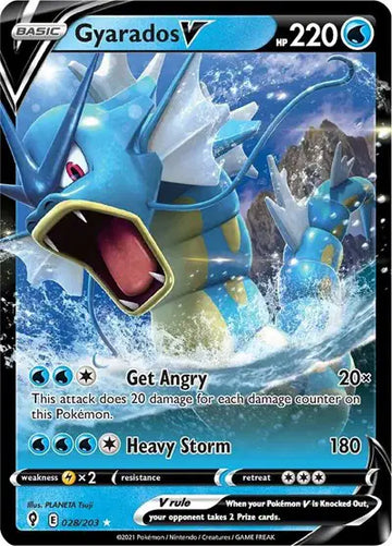 Evolving Skies 028/203 Gyarados V
